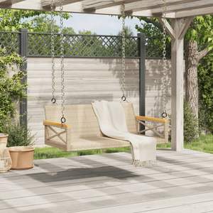 Panca Altalena da Giardino Beige - Product Image 3