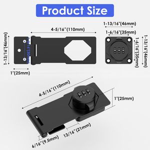 Lucchetti Meccanici a Combinazione Rotante per Sicurezza di Armadi, Cancelli, Piccole Porte di Fienili e Mobili - Product Image 3