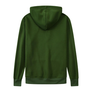 Chándal Unisex Verde con Capucha, Manga Larga, Color Sólido, Ropa Casual con Pantalones con Cordón y Bolsillos Laterales, Estilo Otoñal - Product Image 6