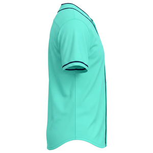 เสื้อเบสบอลพิมพ์ลายแบบกำหนดเองสำหรับผู้ชาย พร้อมชื่อและหมายเลข ระบายอากาศได้ดี ผลิตจากโพลีเอสเตอร์ 100% แขนสั้น โลโก้แบบกำหนดเอง ไซส์ใหญ่พิเศษ - Product Image 3