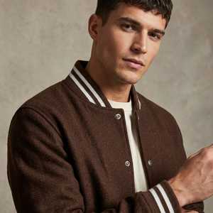 Fashion Letterman Bomber <b>Jacket</b> Casual Varsity <b>Baseball</b> Coat <b>for</b> <b>Men</b> and Women Daily Streetwear Outerwear - Product Image 4