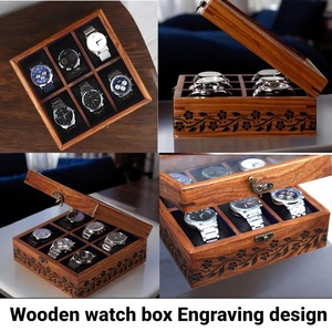 AHTE MANUEXPO UR-065 Wooden Watch Box Watch <b>Display</b> <b>Case</b> Organizer Gift Mens Jewelry <b>Case</b> Holder Storage Handmade Cushions - Product Image 5