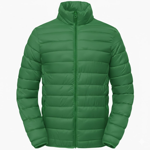 2025 <b>Men's</b> Puffer <b>Jacket</b> Custom Logo Plus Size Winter Casual Outdoor Waterproof Eco-Friendly Breathable Windproof 100% Polyester - Product Image 5