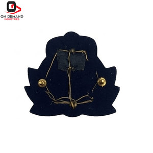 Meilleures ventes : Badges brodés Zari couleur unie, personnalisables, avec épingle de sûreté, finition décorative élégante pour vêtements, écologiques - Product Image 2