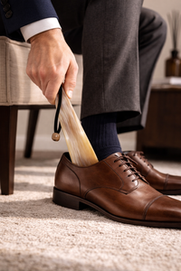 Cuchara para Zapatos de Cuerno de Búfalo Premium, Hecha a Mano, Natural, Duradera, Acabado Liso, Ecológica, de Lujo, Diseño Ergonómico, Regalo - Product Image 5