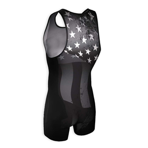 Combinaison de lutte pour homme de qualité supérieure, coupe ajustée, sans manches, sublimée, pour la musculation et le powerlifting - Product Image 1