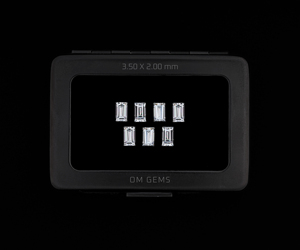1.00 CT 3.5X2.0 MM, Diamante de corte baguette, Diamante de corte fantasía cultivado en laboratorio, Diamante blanco CVD-HPHT, Diamante transparente para joyería (7 PIEZAS) - Product Image 1