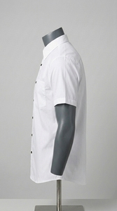 เสื้อเชิ้ตแขนสั้นผู้ชายแบบคลาสสิก ผ้าระบายอากาศได้ดี สวมใส่สบาย ดีไซน์เรียบง่าย เหมาะสำหรับใส่ลำลองหรือเป็นทางการ - Product Image 5