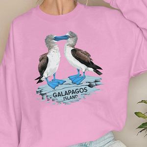 Galápagos Blue Footed piqueros ilustración sudaderas de mujer - Product Image 3