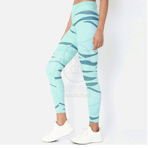 Leggings de yoga légers pour femmes, nouvelle conception, prix abordable, service OEM, taille élastique, vêtements de sport - Product Image 2