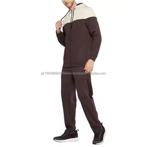 Ensemble de survêtement sport pour homme, logo personnalisé, dernière mode 2024, haute qualité, 2 pièces, pour l'hiver, pour le sport et l'exercice - Product Image 4