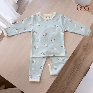 Conjunto Térmico de Invierno para Niños SeunKids, Transpirable, de Poliéster, Manga Larga, Estampado, Hecho en Vietnam - Product Image 5