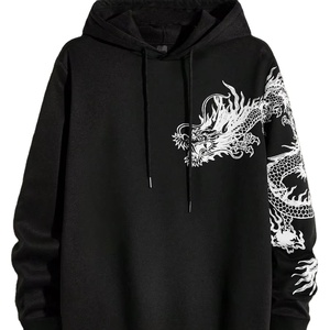 Sudadera con Capucha para Hombre, Diseño Sólido, Forro Polar, Estilo Liso/Simple, Sudaderas con y sin Capucha - Product Image 1