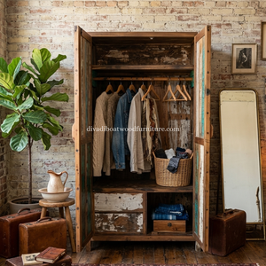 Handcrafted Solid Wood Dining <b>Sideboard</b> with Drawer & Door Eco-Friendly Minimalist Design <b>Storage</b> Capacity 5 ft - Product Image 6