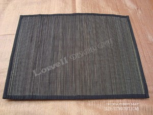 Handwoven black Patterned Table Mat Eco Friendly Cotton Jute Blend Durable Dining <b>Placemat</b> for Home Kitchen Use - Product Image 4