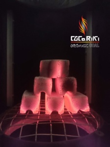 CocoRiki Briquetas de Carbón de Coco para Hookah, Premium, Larga Duración, Bajo Contenido de Ceniza, 7000-8000kcal/kg, Jawa Tengah - Product Image 2