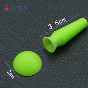 Protecteur oculaire manuel en silicone souple avec ventouse pour blepharoplastie/chirurgie ophtalmique, réutilisable, certifié CE - Product Image 2