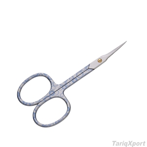 Ciseaux à cuticules professionnels de qualité supérieure, en acier inoxydable, lame incurvée tranchante, manche confortable, pour la manucure et le nail art. - Product Image 2