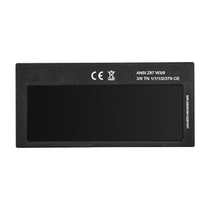 Lente per Saldatura Auto-Oscurante True Color 4.25" X 2" Certificata ANSI, per Casco in Metallo, Doppi Sensori ad Arco, Rivestimento Dorato, Tonalità 9 - Product Image 1