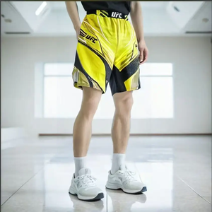 กางเกงมวยไทยสั่งทำพร้อมโลโก้สำหรับสโมสร - ระบายอากาศได้ดี แห้งเร็ว เหมาะสำหรับผู้ใหญ่ทั้งชายและหญิง ใช้สำหรับชกมวยและศิลปะการต่อสู้ - Product Image 5