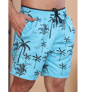Hot Sale Premium Quality Casual Men Shorts Quick Dry Breathable Elastic Mid Waist Solid Pattern Street Wear Wholesale Men Short - Product Image 1