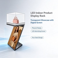 Écran LED flexible personnalisé P1.86 480x960mm avec revêtement GOB étanche, taux de rafraîchissement 7680Hz, face avant pré-magnétique pour applications créatives en intérieur