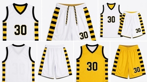 Ensemble d'uniformes de basketball personnalisés pour hommes – Maillot et short en polyester respirant avec impression numérique – Tenue de sport d'équipe avec numéro – Grandes tailles - Product Image 4