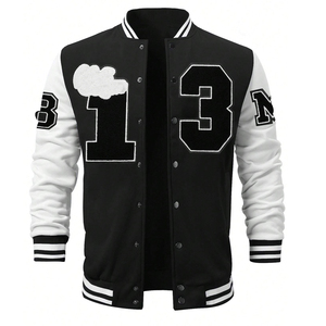 Make Your Own Fully Customized Made <b>Letter</b> Graphic Best Supplier Newest Design Winter Wear <b>Men</b> College Baseball <b>Jackets</b> - Product Image 1
