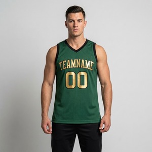 Camiseta de baloncesto sublimable, camisetas personalizadas para equipos, pantalones cortos a juego, uniformes deportivos de malla ligera, al por mayor - Product Image 1