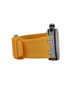 Nuevo Reloj de Moda con Esfera Plateada de Moissanita, Diseño Redondo con Diamantes Completos Estilo Hip Hop, el Reloj de Joyería Más Vendido de la India - Product Image 4