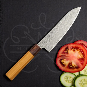 Couteau de qualité supérieure à manche en bois de Damas, lame en acier Damas à 67 couches pour une durabilité, une netteté et une résistance à la corrosion exceptionnelles. - Product Image 4