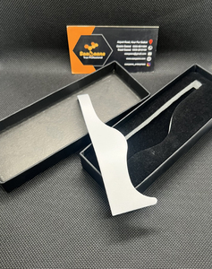 Nueva Llegada: Maquinilla de Afeitar Saaqaans Enterprises Barber Dominican de Acero Inoxidable Negro Mate con Hoja Curva y Cuchilla Reemplazable Personalizada - Product Image 3