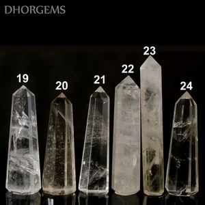 Varita de Cuarzo Cristalino Pulido, Torre de Cuarzo Transparente Natural, Punto de Masaje de Piedra Preciosa, Varita de Cristal Mejorada para Relajación y Sanación - Product Image 2