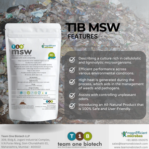 Améliorant de compost microbien T1B pour une transformation plus rapide des déchets, fabriqué en Inde - Product Image 2