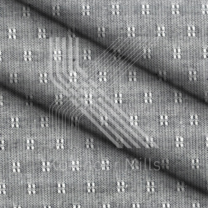 Tissu de chemise en coton biologique durable 100% pur, tissé, écologique, texturé, pour femmes, prix de gros - Product Image 3