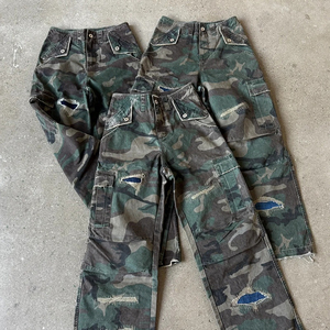 Pantalones Personalizados para Hombre con Estampado de Camuflaje, Anchos, Holgados, Casuales, Transpirables, 100% Algodón, Lona Tejida Ecológica - Product Image 4