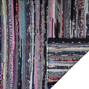 Tapis réversible floral 100% coton tissé à la main ferme rustique 24x36 matériau recyclé pour tapis de sol classique salon chambre - Product Image 3