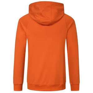 Sudadera con capucha naranja para hombre, de color sólido, resistente y de tela gruesa. - Product Image 2