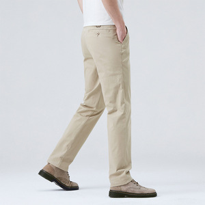 Pantalones Chinos de Verano Loshaypappay en Oferta, Pantalones Casuales de Algodón Elástico para Hombre, Talla Grande, Anti-Pilling, Ligeros, con Cierre de Cremallera - Product Image 5