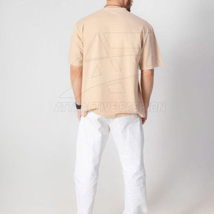เสื้อยืดทรงบ็อกซี่สไตล์สตรีทแวร์ เสื้อยืดทรงบ็อกซี่ทันสมัย ทรงหลวม เนื้อผ้าเรียบลื่น สวมใส่สบาย เหมาะสำหรับทุกวัน - Product Image 2