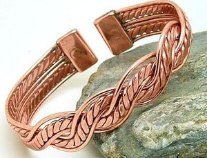 Traditional Ayurvedic Copper <b>Bracelet</b> Adjustable Handmade <b>Healing</b> Jewelry For Men Women And Wellness Lovers - Product Image 1