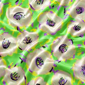 Tela de Satén con Estampado Floral, Peso Medio, Tejido para el Hogar, Estilo Liso - Product Image 4