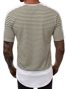ออกแบบโลโก้ตามสั่ง เสื้อยืดผู้ชายทรงหลวม บริการ OEM เสื้อยืดแขนสั้นสำหรับฤดูร้อน ขายออนไลน์ เสื้อยืดพิมพ์ลายผู้ชาย - Product Image 6