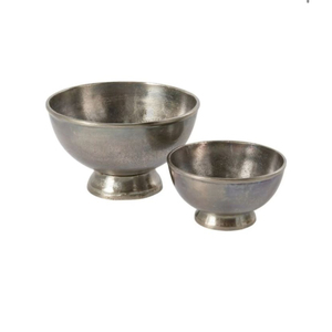 Antique Silver Wine Bowl <b>Footed</b> Champagne <b>Ice</b> Bucket Pedestal Metal Punch Bowl For Wedding Party Catering And Hotel Tableware - Product Image 5