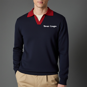 Camiseta Personalizada para Hombre, 100% Algodón, con Cierre de Cremallera de un Cuarto, Tejido Sólido, Manga Corta, Logotipo Personalizado, Secado Rápido, Estilo Urbano, Hip Hop - Product Image 1