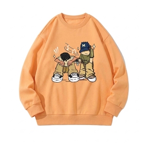 Top Quality Custom Size Men Cartoon Print Sweatshirts Best Selling Breathable Comfortable New Fashionable Men Sweatshirts - Product Image 1