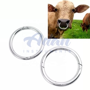 Anello Nasale Riutilizzabile in Acciaio Inox Adan 9,5 Cm, Anello Nasale per Bovini, Strumento Essenziale per la Gestione del Bestiame e Veterinaria - Product Image 4