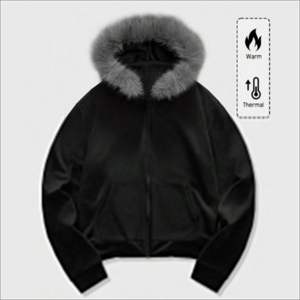 Vente en gros de sweat à capuche zippé pour hommes en polaire épais, brodé, écologique, à épaules tombantes, coupe oversize, personnalisable, uni - Product Image 1