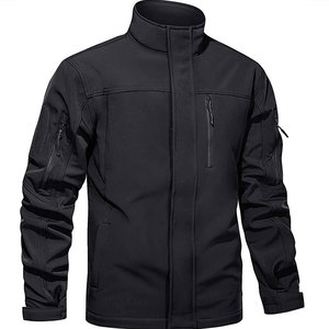 100% Polyester Workout Windproof Zipper Softshell <b>Jackets</b> Winter Hiking Nylon Collar Softshell Waterproof Softshell <b>Jackets</b> - Product Image 2