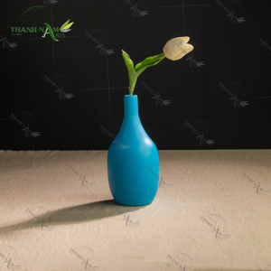 Meilleure vente Vase à fleurs en bambou Design élégant et durable Vases en bois de qualité supérieure du Vietnam - Product Image 5